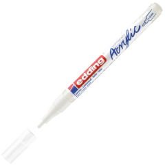 EDDING AKRİLİK MARKÖR İNCE UÇLU E-5300 TRAFİK BEYAZ 922