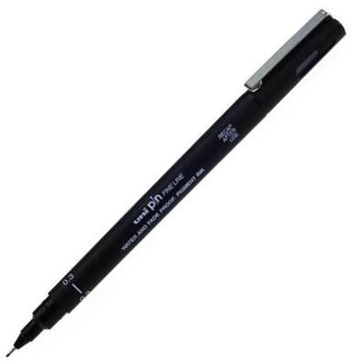 UNİ DRAWING PEN PIN03-200 0.3 SİYAH
