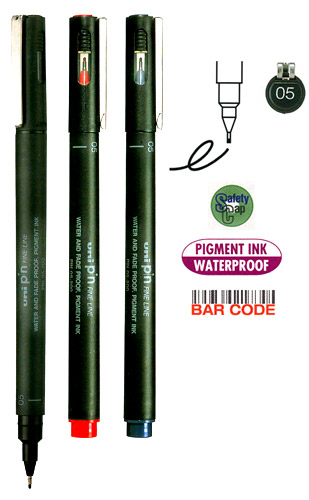 UNİ DRAWING PEN PIN05-200 0.5 MAVİ