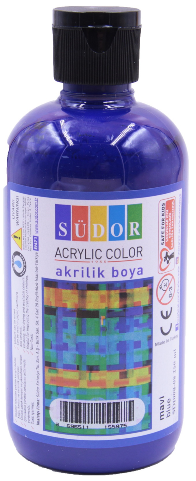 SÜDOR AKRİLİK BOYA 250 ML PRUSYA SD1008-08