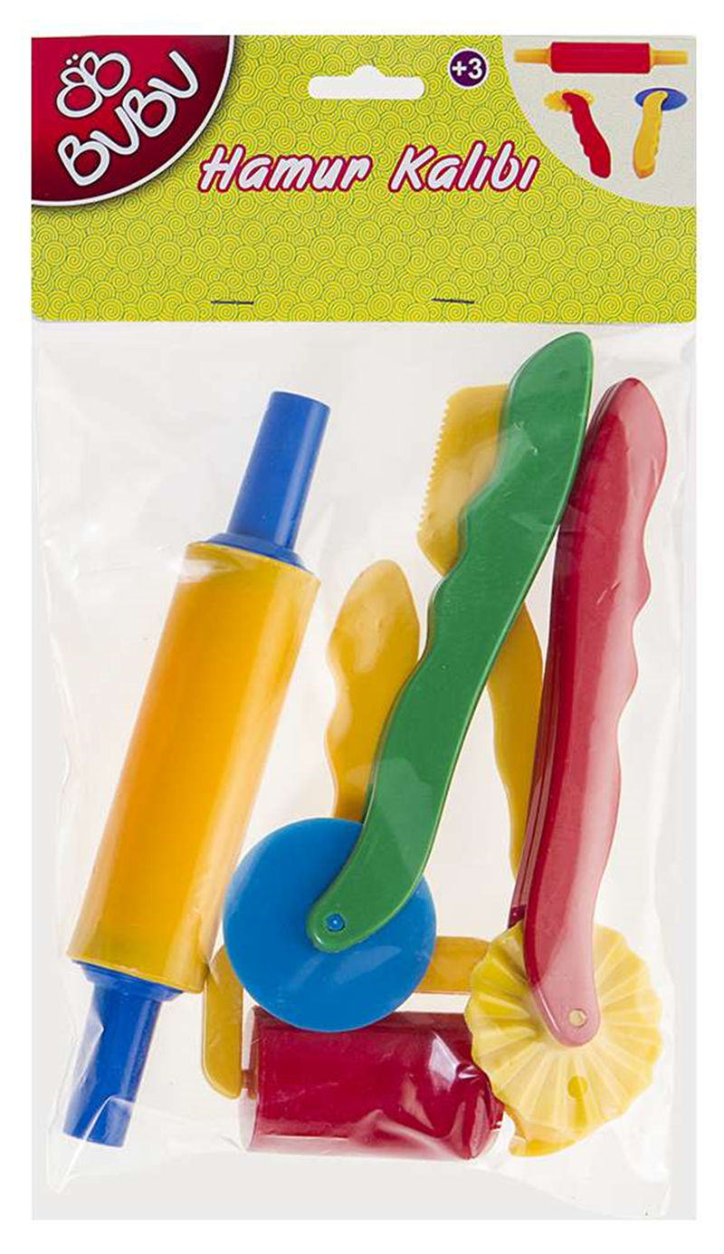 BU-BU OYUN HAMURU KALIBI 6 PARÇA CRN-BUBU00002