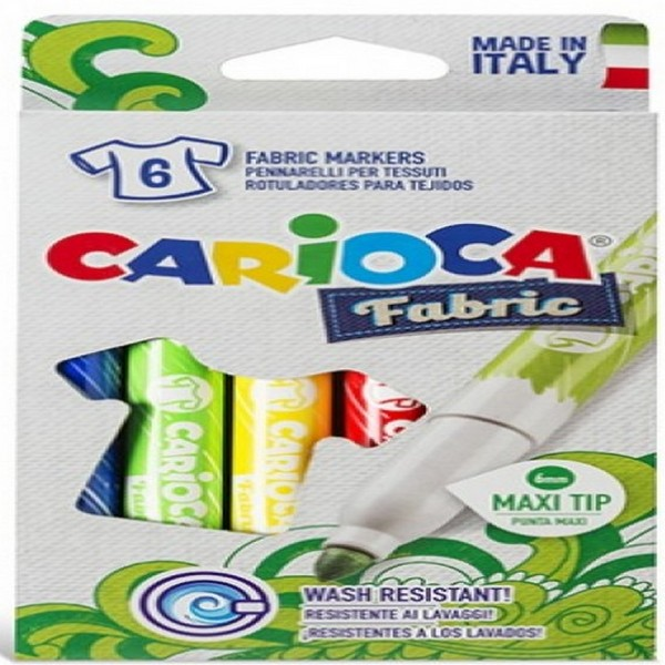 CARIOCA KUMAŞ BOYA KALEMİ MAXI 6 LI 40956