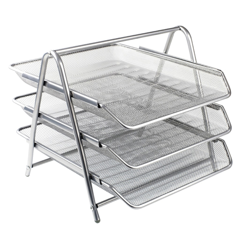 KRAF PERFORE EVRAK RAFI METAL 3 KATLI 460G GRİ