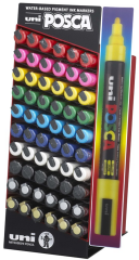 UNİ POSTER MARKÖRÜ POSCA 1.8-2.5 PC-5M/5D 60 LI STAND