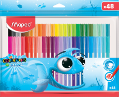 MAPED KEÇELİ KALEM COLOR'PEPS OCEAN 48 Lİ PLASTİK POŞET 845726