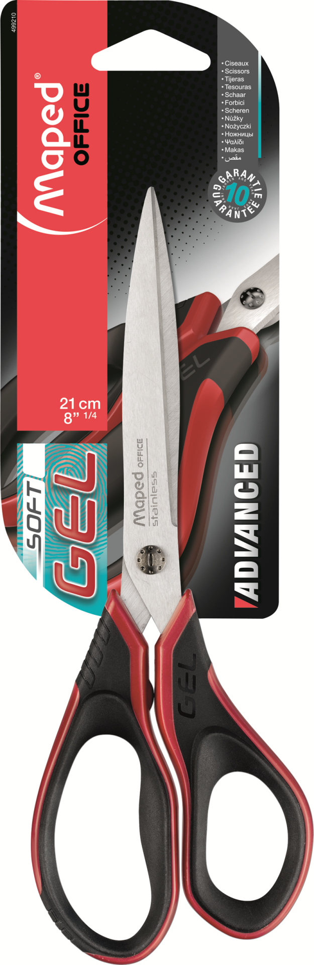 MAPED MAKAS ADVANCED GEL ASİMETRİK 17 CM BLS. 499210