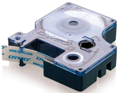 DYMO ŞERİT D1 19MM x 7MT BEYAZ/SİYAH 720830 45803