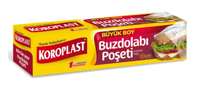 KOROPLAST BUZDOLABI POŞETİ BÜYÜK BOY 30x45 20 Lİ ST01700084