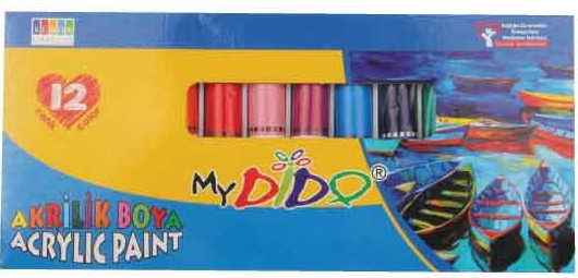 SÜDOR MYDİDO AKRİLİK BOYA SET TÜP 12x9 ML MY14