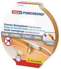 TESA MONTAJ BANDI 5x19 KÖPÜK SLİM 2Lİ 55714-0000