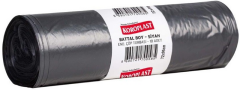 KOROPLAST ÇÖP TORBASI ENDÜSTRİYEL BATTAL SİYAH 72x95 400 GR 10 LU 62 MİC. ST01500480-01500289