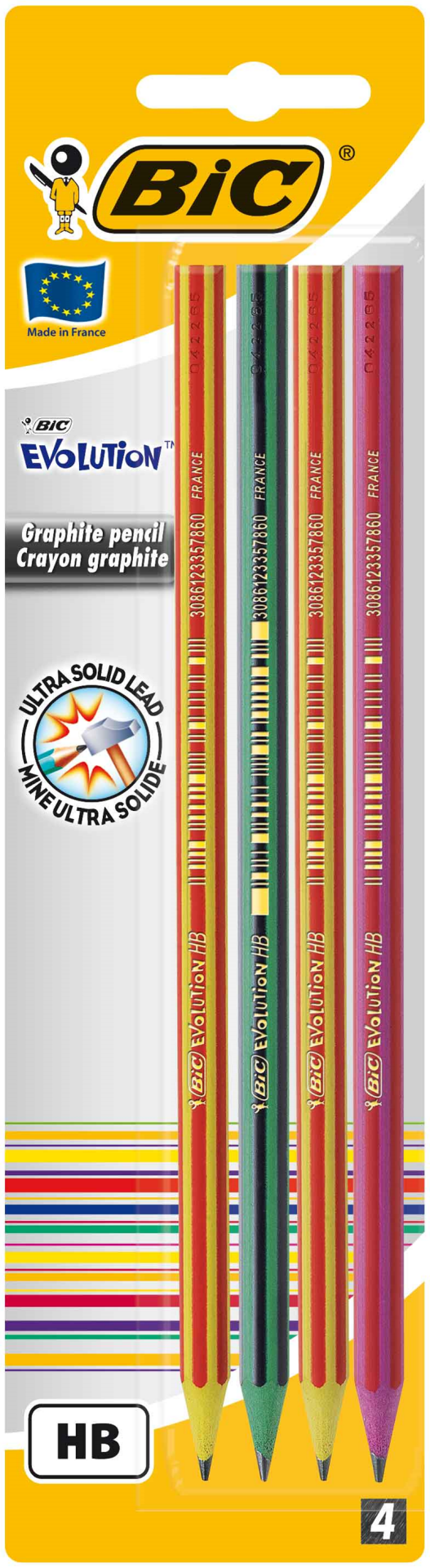 BIC KURŞUN KALEM EVOLUTION 646  4 LÜ 918485