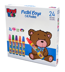 KRAF KIDS PASTEL BOYA 24 LÜ KK520