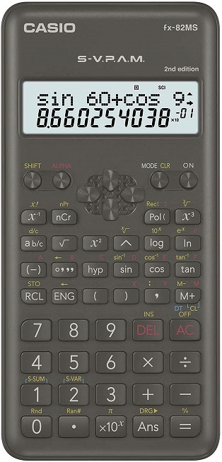 CASIO HESAP MAKİNESİ BİLİMSEL FX-82MS (2.NESİL)