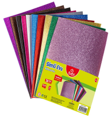 BU-BU EVA 20X30 SİMLİ YAPIŞKANLI LEVHA 1,8MM 10 RENK EV0038