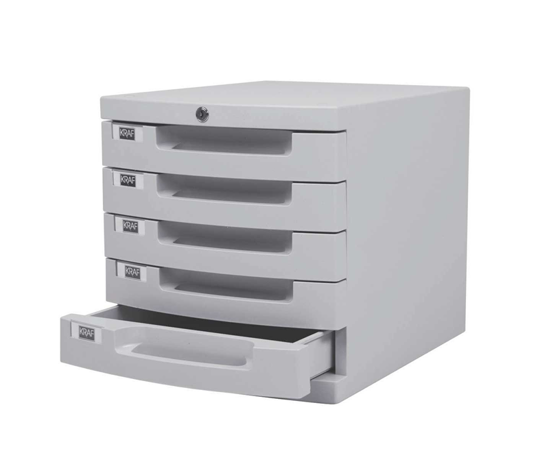 KRAF EVRAK RAFI KİLİTLİ 5 ÇEKMECE 215G