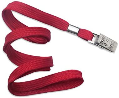 KRAF KART ASKI İPİ METAL KLİPS KIRMIZI 510G
