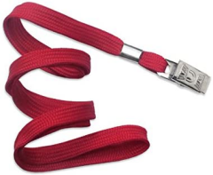 KRAF KART ASKI İPİ METAL KLİPS KIRMIZI 510G