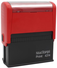 MOBİSTAMPS KAŞE 4314 KIRMIZI KEÇELİ