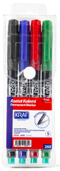 Asetat Kalemi Silgili (S) 270 4 Lü Set