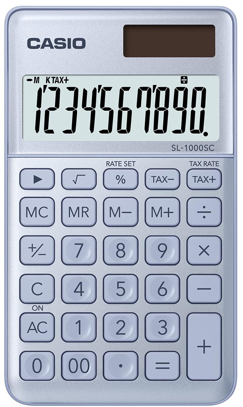 CASIO HESAP MAKİNESİ MASAÜSTÜ SL-1000SC-BU-N-DP KREM