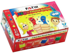 FATİH PARMAK BOYASI 6 RENK NEON FA50002PB6R