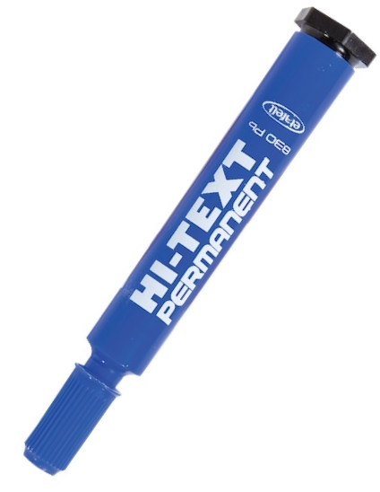 HI-TEXT PERMANENT MARKER YUVARLAK UÇ 830PBM MAVİ