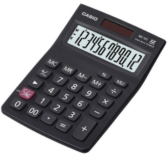 CASIO HESAP MAKİNESİ MASAÜSTÜ MX-12B-BK 12 HANE