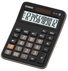 CASIO HESAP MAKİNESİ MASAÜSTÜ MX-12B-BK 12 HANE