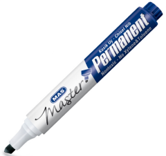 MAS PERMANENT MARKÖR KESİK UÇ MAVİ 6408