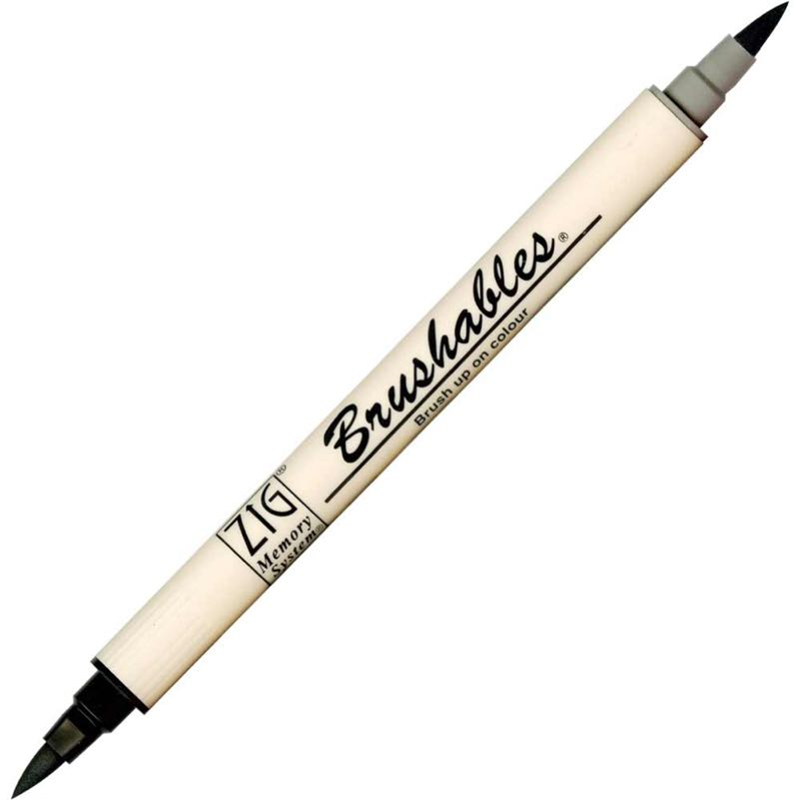 ZIG BRUSHABLES MS-7700 010 PURE BLACK
