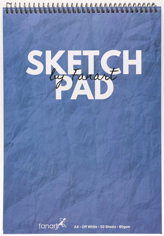 FANART ACADEMY ÇİZİM PAD SKETCH PAD SPİRALLİ A3 80 GR 50 YP MAVİ F-8681.A3