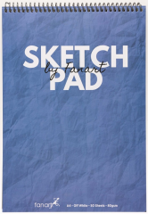 FANART ACADEMY ÇİZİM PAD SKETCH PAD SPİRALLİ A3 80 GR 50 YP MAVİ F-8681.A3