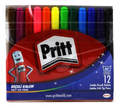 PRITT KEÇELİ KALEM JUMBO 12 RENK 1687975