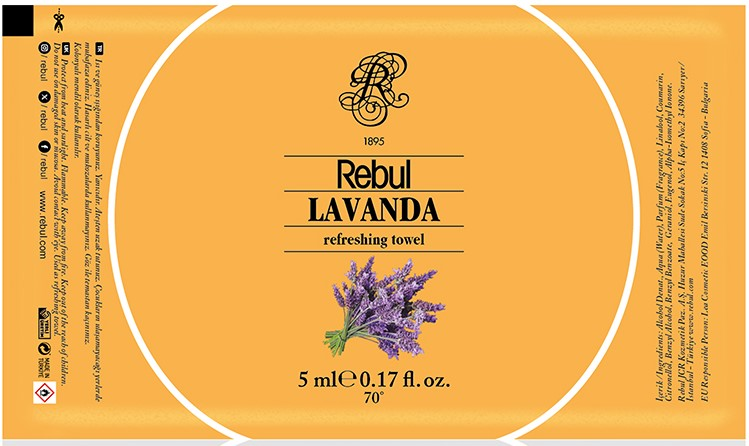REBUL KOLONYALI MENDİL LAVANDA  TM1107.00024