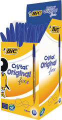 BIC TÜKENMEZ KALEM CRISTAL FINE 50 Lİ MAVİ 872730