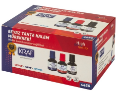 445g Beyaz Tahta Kalem Mürekkebi Kırmızı 30ml.