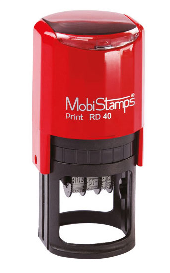 MOBİSTAMPS KAŞE TARİH YUVARLAK RD-40