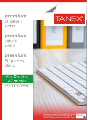 TANEX LASER ETİKET TW-2302 210 X 140 MM 100 LÜ