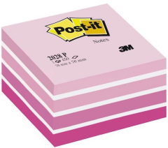 POST-IT YAPIŞKANLI KÜP NOT 76X76 PEMBE 450 YP 2028P