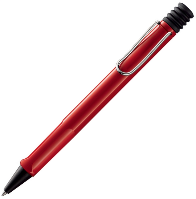 LAMY TÜKENMEZ KALEM SAFARI METAL KLİPS KIRMIZI 216