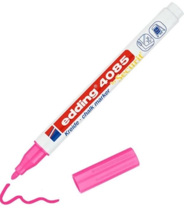 EDDING CAM KALEMİ E-4085 FOSFORLU PEMBE