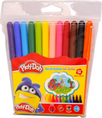 PLAY-DOH KEÇELİ KALEM 12 RENK 2MM PVC KE-005