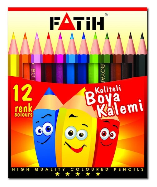 FATİH KURU BOYA 12 RENK 1/2 BOY 33012