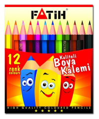 FATİH KURU BOYA 12 RENK 1/2 BOY 33012
