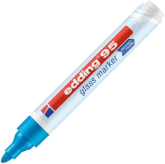 EDDING CAM YAZI TAHTASI KALEMİ E-95 AÇIK MAVİ