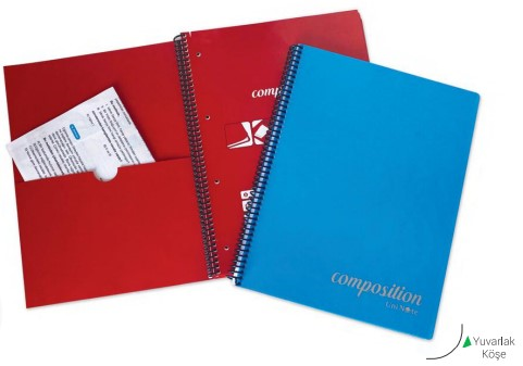 ÇINAR DEFTER A4 COMPOSİTİON SPİRALLİ PP KAPAK 200 YP. ÇİZGİLİ 72822