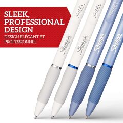SHARPIE JEL KALEM S-GEL FASHION MAVİ-BEYAZ 4 LÜ KRŞ. BLS. 2162647