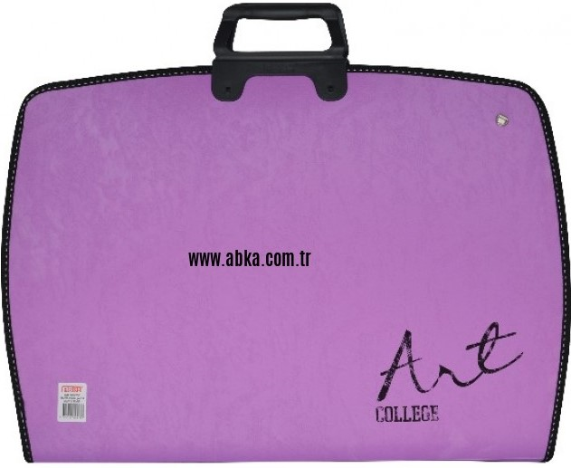 ABKA PROJE ÇANTASI ART COLLEGE 28x38 CM RENKLİ PEMBE 1.04.01.003