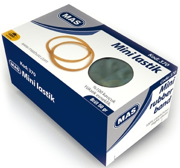 MAS AMBALAJ LASTİĞİ   50GR %100 KAUÇUK MİNİ KT 370